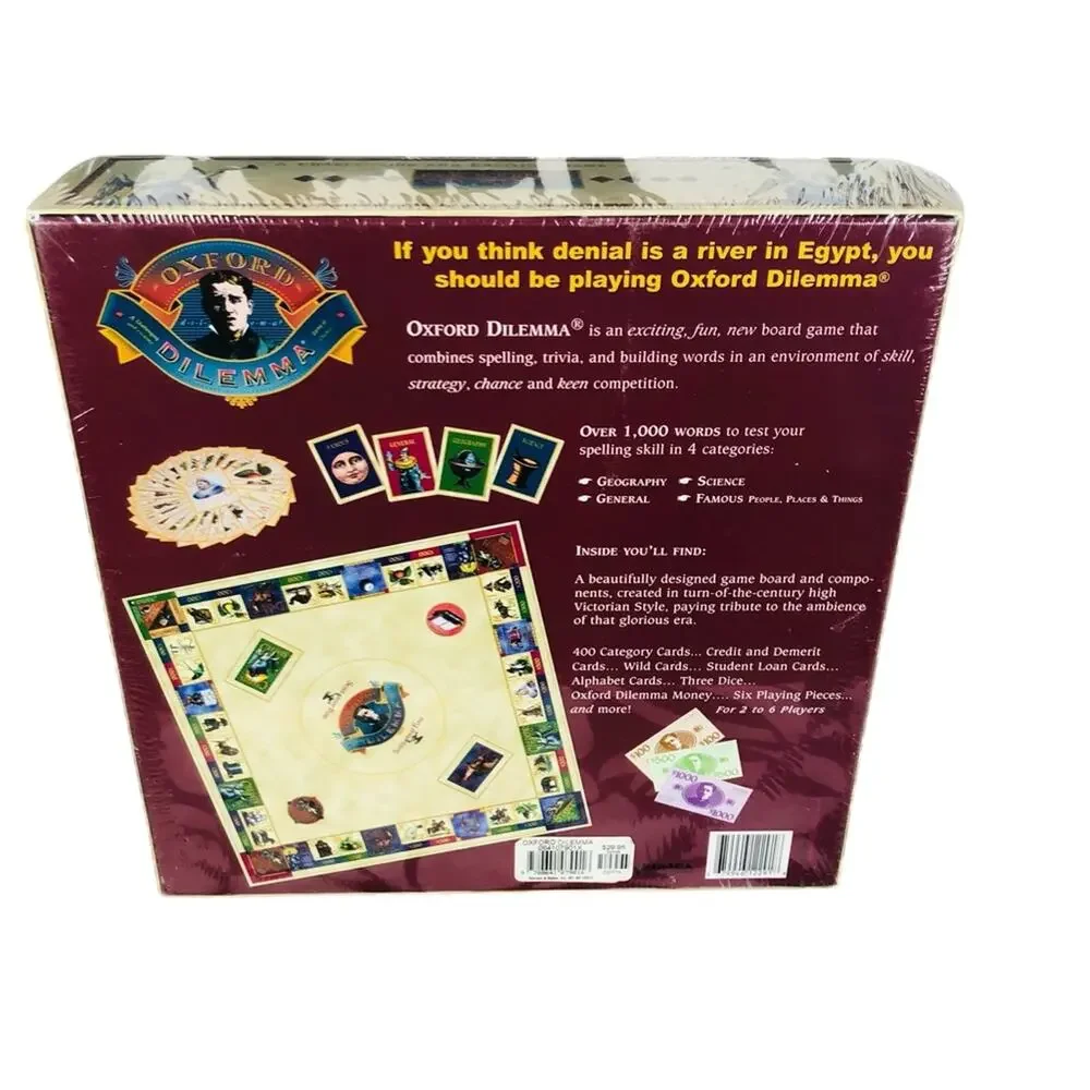 Oxford Dilemma: Trivia,‎ Spelling, Learning Board Game